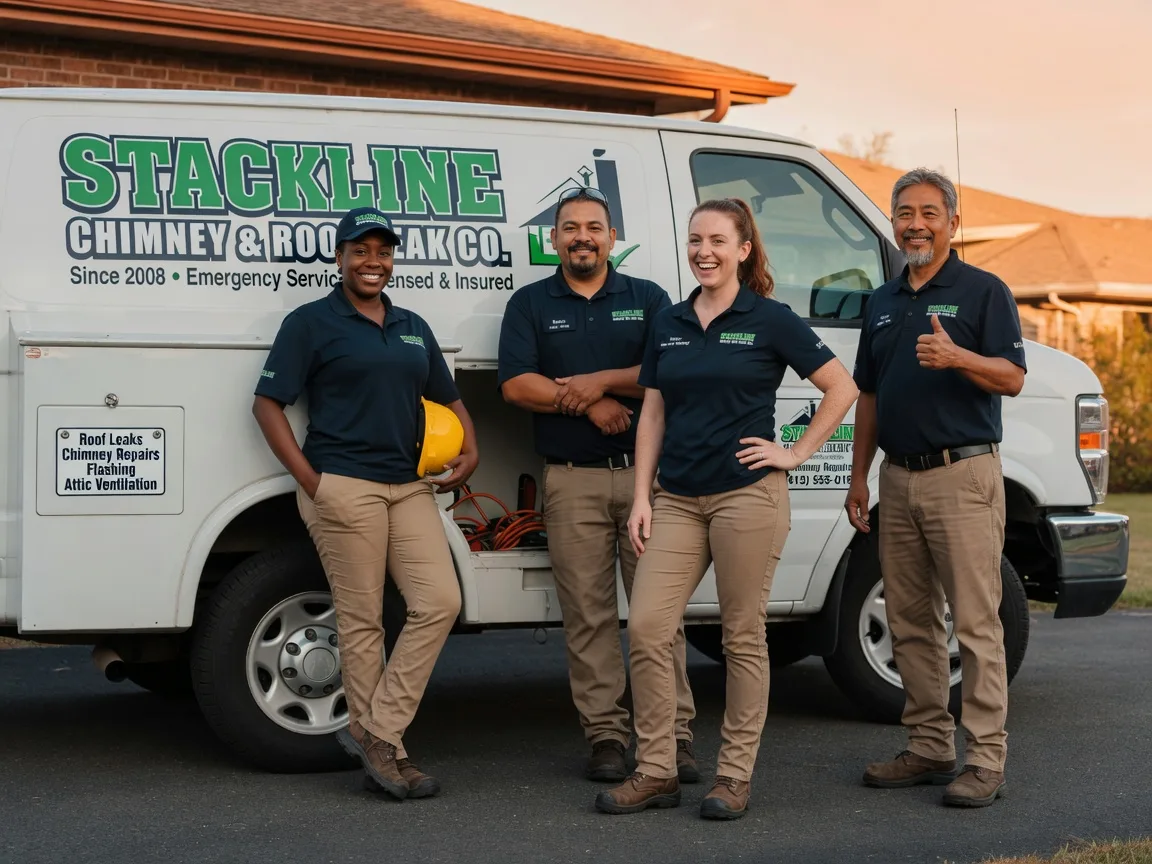 Chimney flashing repair company in Foxboro, WI